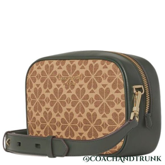 AUTHENTIC KATE SPADE Hunter & Tan Spade Flower Infinity Crossbody & Cardholder - Picture 8 of 15